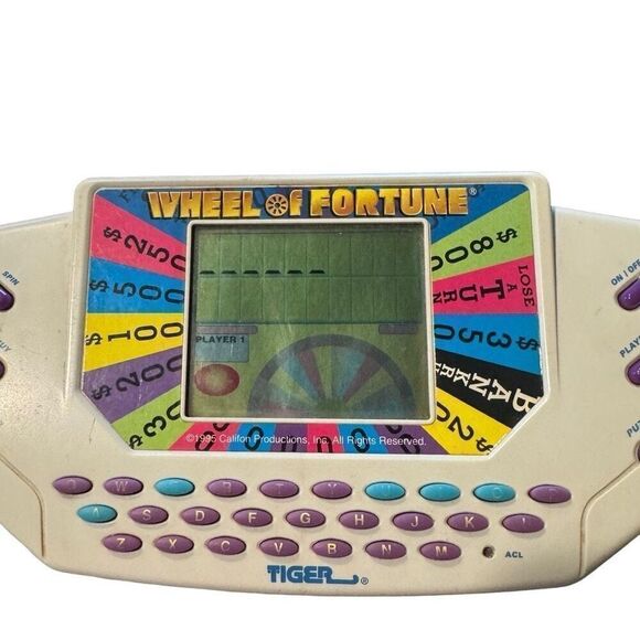 Wheel Of Fortune Handheld Game Vintage 1995 Tiger Electronics WORKS! - Picture 5 of 13